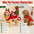 Christmas Rider Costume for Dogs