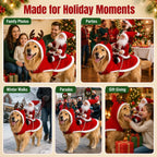 Christmas Rider Costume for Dogs