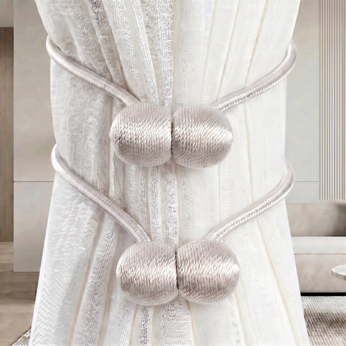 Magnetic Curtain Tiebacks