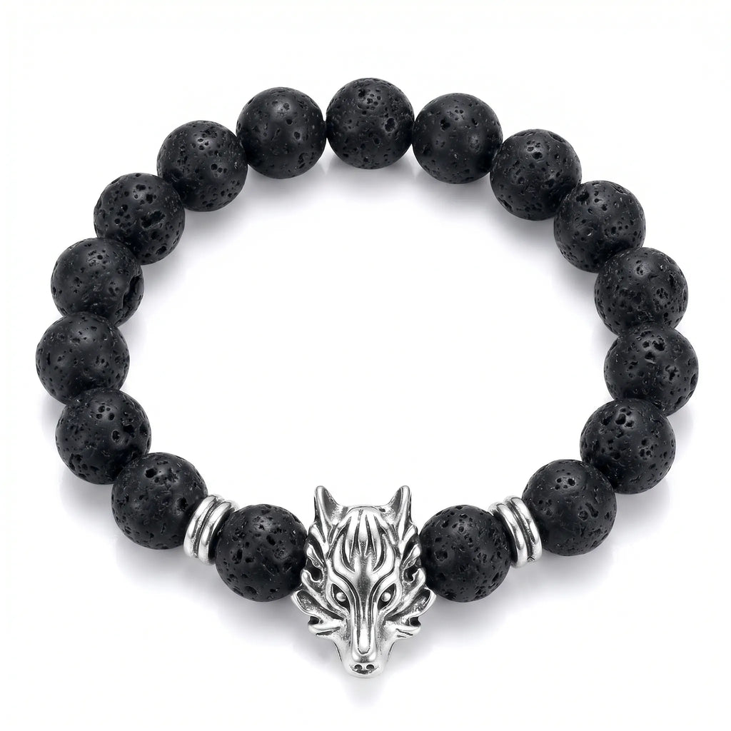Lupus Lava Bead Bracelet